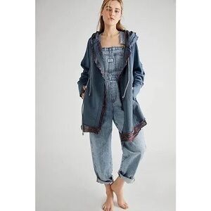 NWOT free People Ritual hooded cardigan